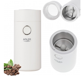 Adler | Coffee Mill | AD 4446ws | 150 W | Coffee beans capacity 75 g | White