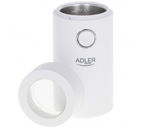 Adler | Coffee Mill | AD 4446ws | 150 W | Coffee beans capacity 75 g | White