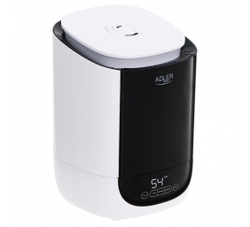 Adler | AD 7966 | Air Humidifier | 35 m³ | 25 W | Water tank capacity 4.6 L | Ultrasonic | Humidification capacity 280 ml/hr | White/Black