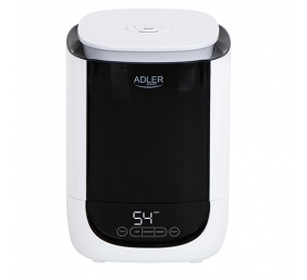 Adler | AD 7966 | Air Humidifier | 35 m³ | 25 W | Water tank capacity 4.6 L | Ultrasonic | Humidification capacity 280 ml/hr | White/Black