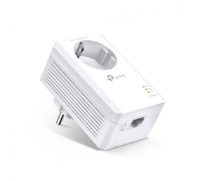 TP-LINK | AV1000 Gigabit Passthrough Powerline Adapter | TL-PA7017P | 1000 Mbit/s | Ethernet LAN (RJ-45) ports 1 | No Wi-Fi | Extra socket