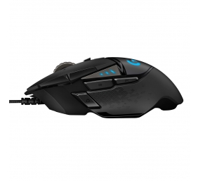 Logitech G502 HERO Laidinė žaidimų pelė, USB Type-A, Optical, 25600 DPI, Juoda