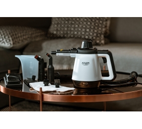 Adler | Steam cleaner | AD 7038 | Power 1200 W | Steam pressure 3.5 bar | Water tank capacity 0.45 L | White/Black