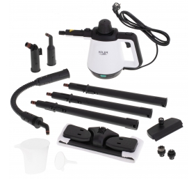 Adler | Steam cleaner | AD 7038 | Power 1200 W | Steam pressure 3.5 bar | Water tank capacity 0.45 L | White/Black