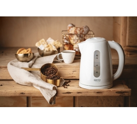 Camry | Kettle | CR 1254 | Standard | 2200 W | 1.7 L | Plastic | 360° rotational base | White