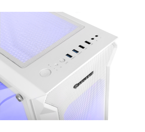 Genesis | PC Case | IRID 505 ARGB | Side window | White | Midi Tower | Power supply included No | ATX