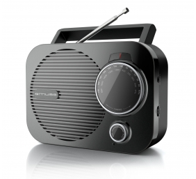 Muse | M-050 R | Portable radio | AUX in | Black