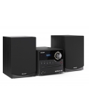 Sharp XL-B517D(BK) Hi-Fi Micro System, CD/FM/USB/Bluetooth v5.0, Aux-in, 45W, Black | Sharp | Hi-Fi Micro System | XL-B517D(BK) | Black | USB port | AUX in | Bluetooth | CD player | FM radio | Wireless connection