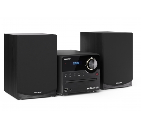 Sharp XL-B517D(BK) Hi-Fi Micro System, CD/FM/USB/Bluetooth v5.0, Aux-in, 45W, Black | Sharp | Hi-Fi Micro System | XL-B517D(BK) | Black | USB port | AUX in | Bluetooth | CD player | FM radio | Wireless connection