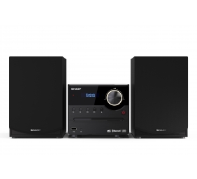 Sharp XL-B517D(BK) Hi-Fi Micro System, CD/FM/USB/Bluetooth v5.0, Aux-in, 45W, Black | Sharp | Hi-Fi Micro System | XL-B517D(BK) | Black | USB port | AUX in | Bluetooth | CD player | FM radio | Wireless connection