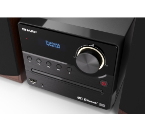 Sharp | Hi-Fi Micro System | XL-B517D(BR) | Brown | USB port | AUX in | Bluetooth | CD player | FM radio | Wireless connection