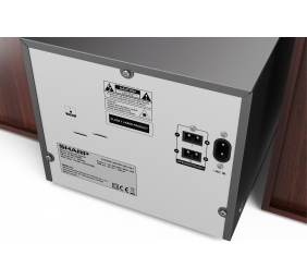 Sharp | Hi-Fi Micro System | XL-B517D(BR) | Brown | USB port | AUX in | Bluetooth | CD player | FM radio | Wireless connection