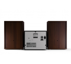 Sharp | Hi-Fi Micro System | XL-B517D(BR) | Brown | USB port | AUX in | Bluetooth | CD player | FM radio | Wireless connection