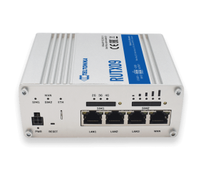 Rugged Industrial LTE-A Cat6 Router | RUTX09 | No Wi-Fi | 10/100/1000 Mbit/s | Ethernet LAN (RJ-45) ports 4 | Mesh Support No | MU-MiMO No | 2G/3G/4G