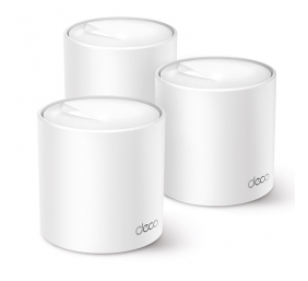 TP-LINK Deco X50 (3-pack) AX3000 Whole Home Mesh Wi-Fi 6 System | TP-LINK | Whole Home Mesh Wi-Fi 6 System | Deco X50 (3-pack) | 802.11ax | 574+2402 Mbit/s | Ethernet LAN (RJ-45) ports 3 | Mesh Support Yes | MU-MiMO Yes | No mobile broadband | Antenna typ