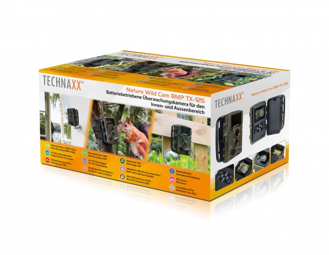 Foto medžioklės kamera Technaxx Nature Wild Cam 8MP TX-125
