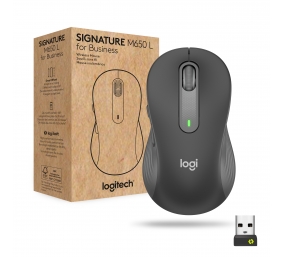 Pelė belaidė Logitech M650, Grafino spalvos