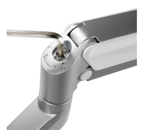 Logilink | Desk Mount | Tilt, swivel, level adjustment, rotate | 17-32 " | Maximum weight (capacity) 9 kg | Silver