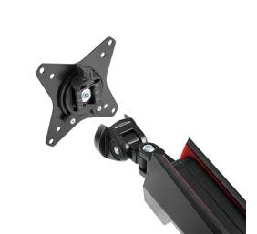 Logilink | Desk Mount | Tilt, swivel, level adjustment, rotate | 17-32 " | Maximum weight (capacity) 8 kg | Black/Red