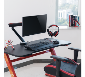 Logilink | Desk Mount | Tilt, swivel, level adjustment, rotate | 17-32 " | Maximum weight (capacity) 8 kg | Black/Red