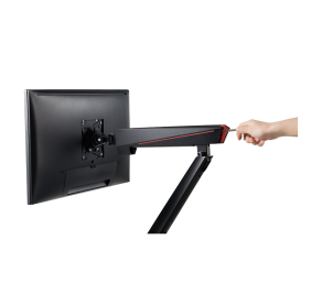 Logilink | Desk Mount | Tilt, swivel, level adjustment, rotate | 17-32 " | Maximum weight (capacity) 8 kg | Black/Red