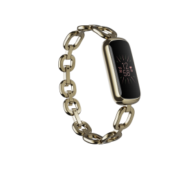 Fitbit | Luxe | Fitness tracker | Touchscreen | Heart rate monitor | Activity monitoring 24/7 | Waterproof | Bluetooth | Soft Gold/Peony