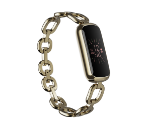 Fitbit | Luxe | Fitness tracker | Touchscreen | Heart rate monitor | Activity monitoring 24/7 | Waterproof | Bluetooth | Soft Gold/Peony