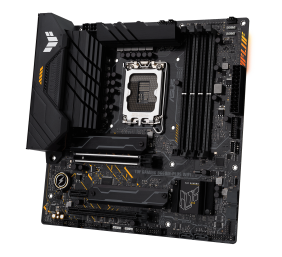 Asus TUF GAMING B660M-PLUS WIFI Processor family Intel Processor socket  LGA1700 DDR5 DIMM Memory slots 4 Supported hard disk drive interfaces 	SATA, M.2 Number of SATA connectors 4 Chipset B660  mATX