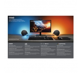 LOGI G560 LIGHTSYNC PC Gaming Speakers