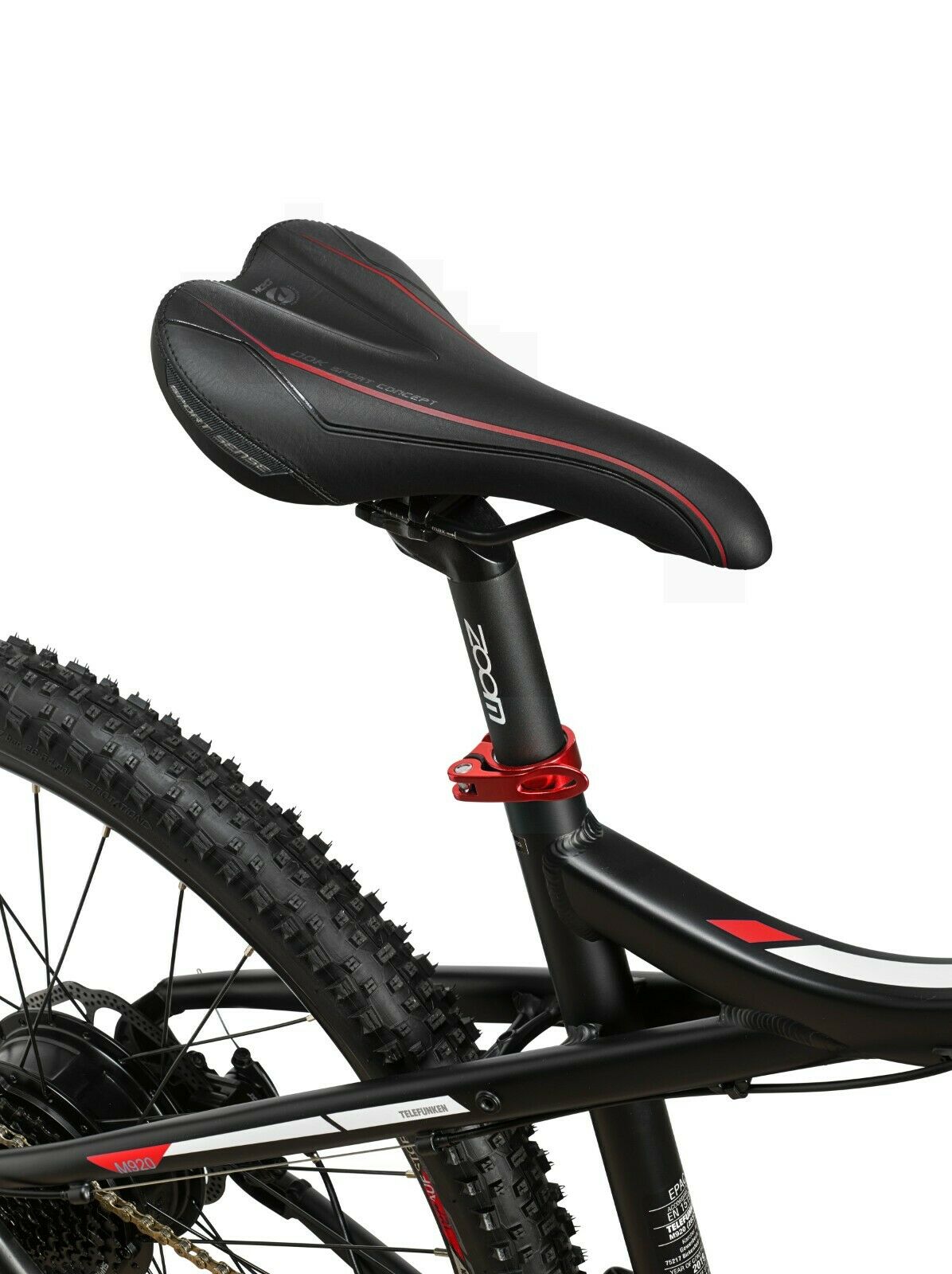 Telefunken Aufsteiger M920, MTB E-Bike, Motor power 250 W, Wheel size 29 ", Warranty 24 month(s), Anthracite/Red