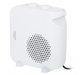 Adler | Heater | AD 7725w | Fan heater | 2000 W | Number of power levels 2 | White | N/A