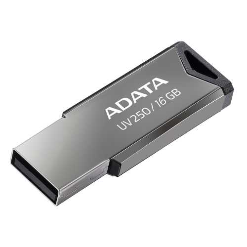 ADATA FlashDrive UV250 16GB  Metal Black USB 2.0 Flash Drive, Retail | ADATA