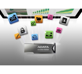 ADATA | USB Flash Drive | UV250 | 32 GB | USB 2.0 | Silver