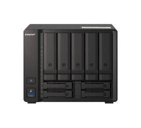 QNAP | 9-Bay QuTS hero NAS | TS-H973AX-8G | Up to 9 HDD/SSD Hot-Swap | AMD Ryzen | Ryzen V1500B Quad-Core | Processor frequency 2.2 GHz | 8 GB | DDR4