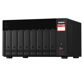 QNAP | 8-Bay QTS and QuTS hero NAS | TS-873A-8G | Up to 8 HDD/SSD Hot-Swap | AMD Ryzen | Ryzen V1500B Quad-Core | Processor frequency 2.2 GHz | 8 GB | DDR4