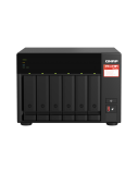 QNAP | 6-Bay QTS and QuTS hero NAS | TS-673A-8G | Up to 6 HDD/SSD Hot-Swap | AMD Ryzen | Ryzen V1500B Quad-Core | Processor frequency 2.2 GHz | 8 GB | DDR4