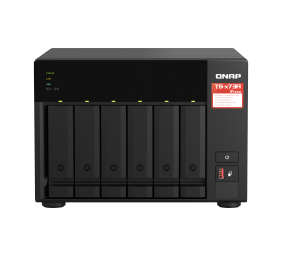 QNAP | 6-Bay QTS and QuTS hero NAS | TS-673A-8G | Up to 6 HDD/SSD Hot-Swap | AMD Ryzen | Ryzen V1500B Quad-Core | Processor frequency 2.2 GHz | 8 GB | DDR4