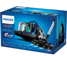 Philips 5000 Series FC9557/09 PowerCyclone 7 Dulkių siurblys, Juoda/Mėlyna
