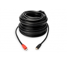 Digitus | High Speed HDMI Cable with Signal Amplifier | Black/Red | HDMI Male (type A) | HDMI Male (type A) | HDMI to HDMI | 10 m