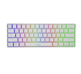 Genesis | THOR 660 RGB | Gaming keyboard | RGB LED light | US | White | Wireless/Wired | 1.5 m | Gateron Red Switch | Wireless connection