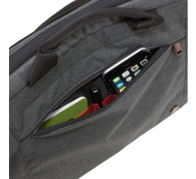 Case Logic | Era Attaché | Fits up to size 14 " | Messenger - Briefcase | Obsidian | Shoulder strap