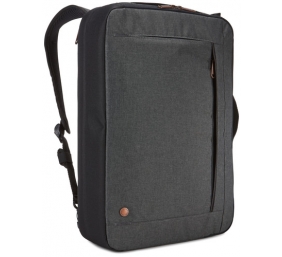 Case Logic | Fits up to size 15.6 " | Era Hybrid Briefcase | Messenger - Briefcase/Backpack | Obsidian | Shoulder strap