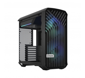 Fractal Design | Torrent Compact RGB TG Light Tint | Side window | Black | Power supply included | ATX