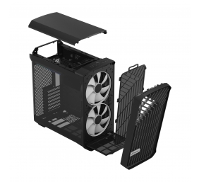 Fractal Design | Torrent Compact RGB TG Light Tint | Side window | Black | ATX