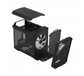 Fractal Design | Torrent Nano RGB TG Light Tint | Side window | Black | ATX