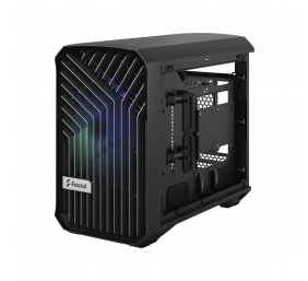 Fractal Design | Torrent Nano RGB TG Light Tint | Side window | Black | Power supply included | ATX