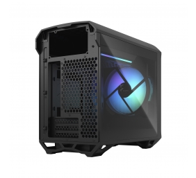 Fractal Design | Torrent Nano RGB TG Light Tint | Side window | Black | Power supply included | ATX