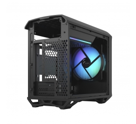 Fractal Design | Torrent Nano RGB TG Light Tint | Side window | Black | Power supply included | ATX