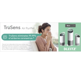 3-in-1 HEPA filtro būgnas nuo virusų, peršalimo ir alergijų, Leitz TruSens Z-3000 / Z-3500