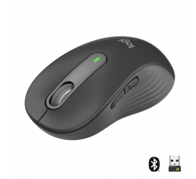 Logitech Signature M650 L Belaidė pelė RF Wireless + Bluetooth, 4000 DPI, Graphite